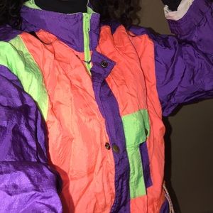 Multi-coloured Windbreaker